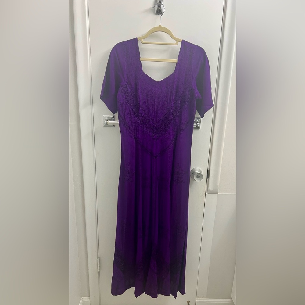 HolyClothing Purple Long Sleeve Maxi Dress - NWT